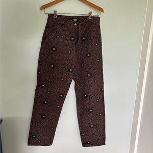 Dickies Brown Paisley Carpenter Jeans